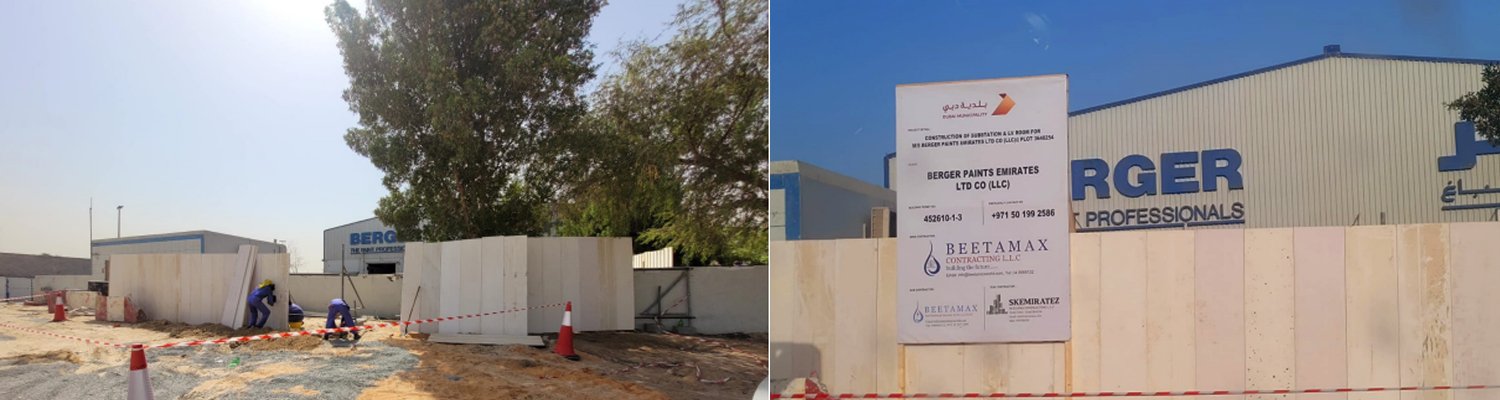Civil and MEP warehouse works Dubai